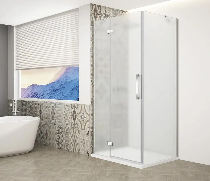 Levně Gelco Trinity - Sprchový kout 80x100 cm, levé, matné sklo/chrom GT5610-80ML-CH