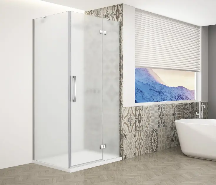 Levně Gelco Trinity - Sprchový kout 80x100 cm, pravé, matné sklo/chrom GT5610-80MR-CH