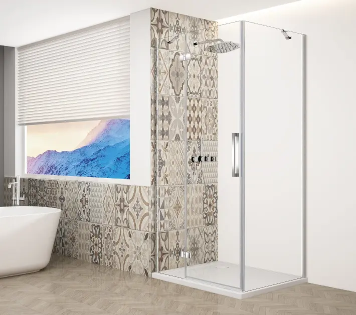 Gelco Trinity - Душ кабина 120x90 см, лява, прозрачно стъкло/хром GT5690-12CL-CH