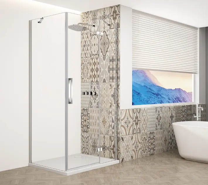 Levně Gelco Trinity - Sprchový kout 80x90 cm, pravé, čiré sklo/chrom GT5690-80CR-CH