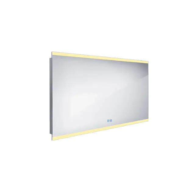 Levně Nimco - Zrcadlo s LED osvětlením, 120x70 cm, dvěma dotykovými senzory ZP 12006VX