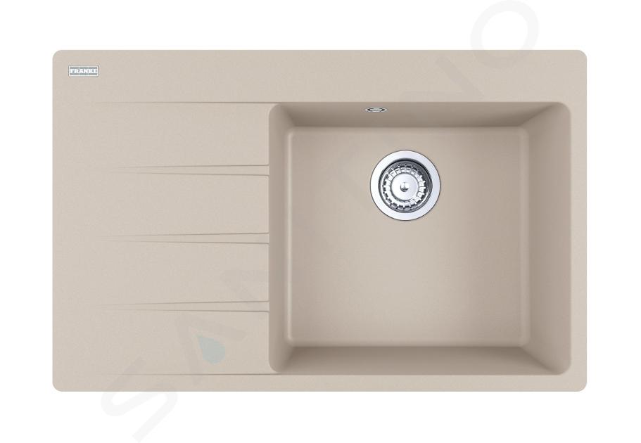 Franke Centro - Evier en fragranite CNG 611-78 TL/7, 78x50 cm, sahara 114.0637.504