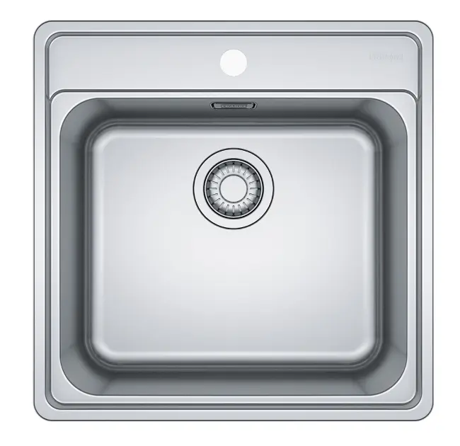 Franke Bell - Spüle BCX 210-51, 51x51 cm, Edelstahl 127.0738.576
