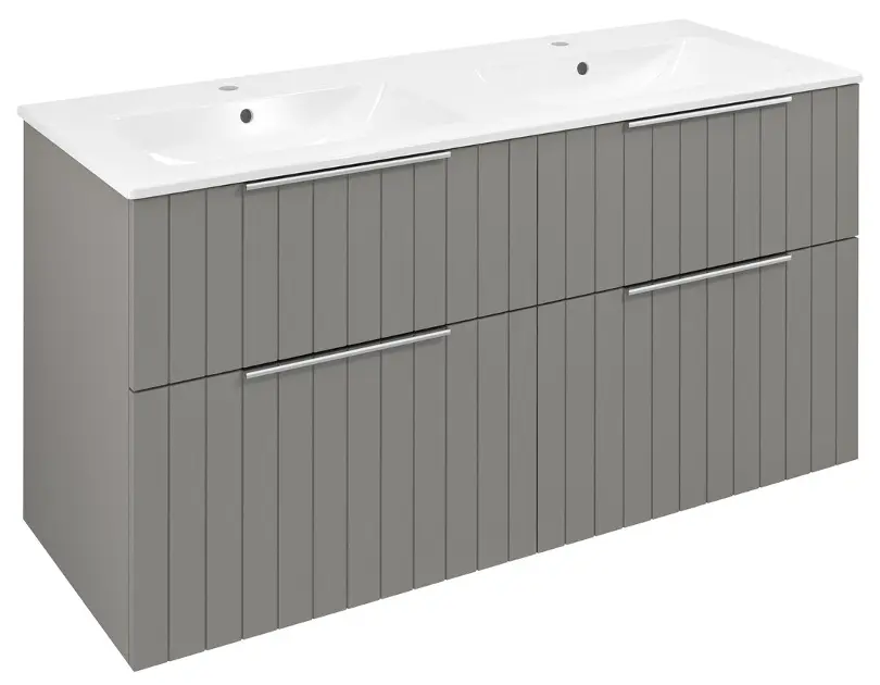 Levně Sapho Cirasa - Umyvadlová skříňka Strip 118x64x46 cm, 4x zásuvka, agila CR121-4343S-21