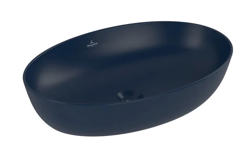 Villeroy & Boch Artis - Waschtisch für Aufsatzwaschtisch 61x41 cm, ohne Überlauf, ohne Armaturenbohrung, CeramicPlus, Nightfall 419861R6