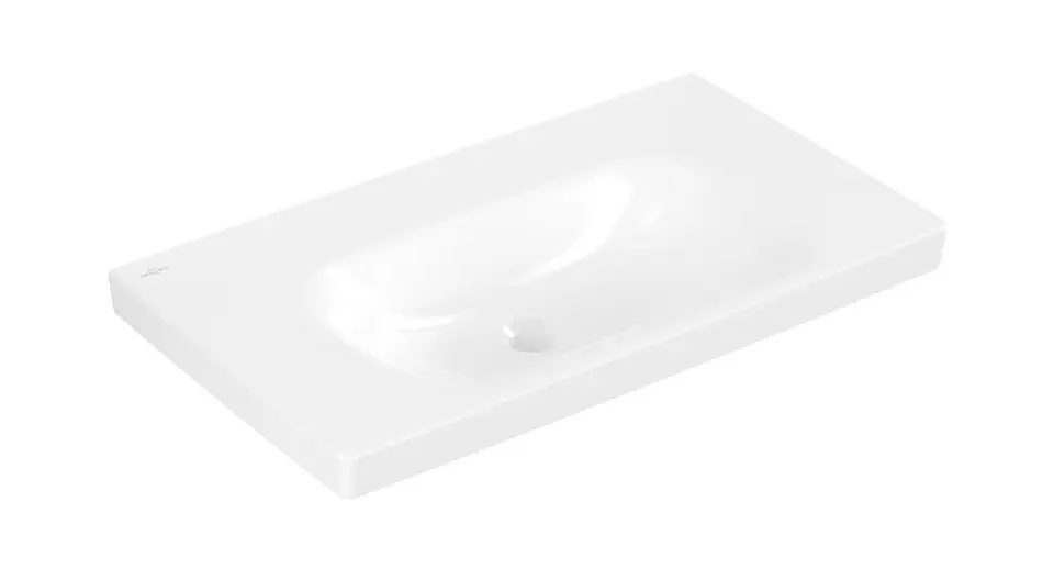 Levně Villeroy & Boch Skyla - Umyvadlo 80x46 cm, bez přepadu, bez otvoru pro baterii, alpská bílá 5A518301