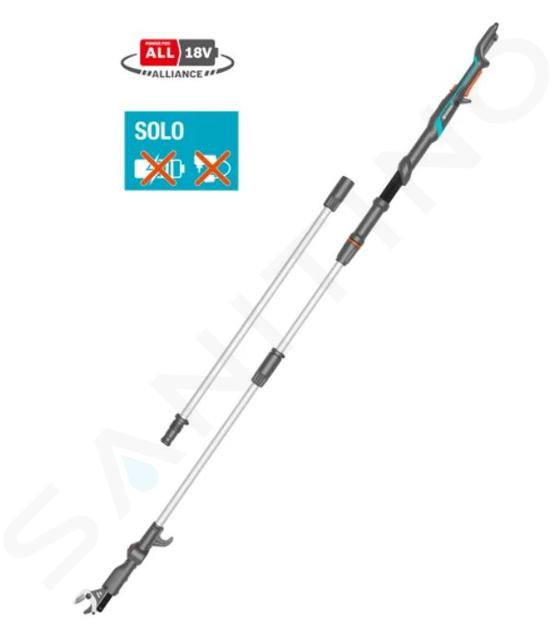 Gardena - 18V AKU teleskopické nožnice na konáre HighCut 360/18V P4A, bez batérie a nabíjačky 14776-55