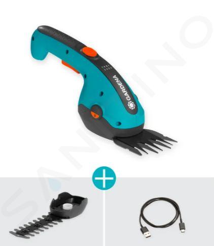 Gardena - 3,6 V AKU nožnice na trávu a kríky ClassicCut Li, integrovaná batéria, nabíjačka 9885-20