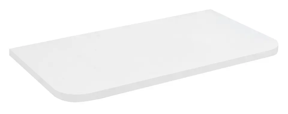 Sapho Zorba - Wastafelblad 41x23 cm, mat wit LT113-0101