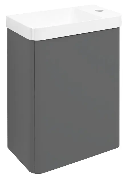 Sapho Zorba - Ormarić za umivaonik, 39x22x50 cm, 1 vrata L/D, carina LT113-4141