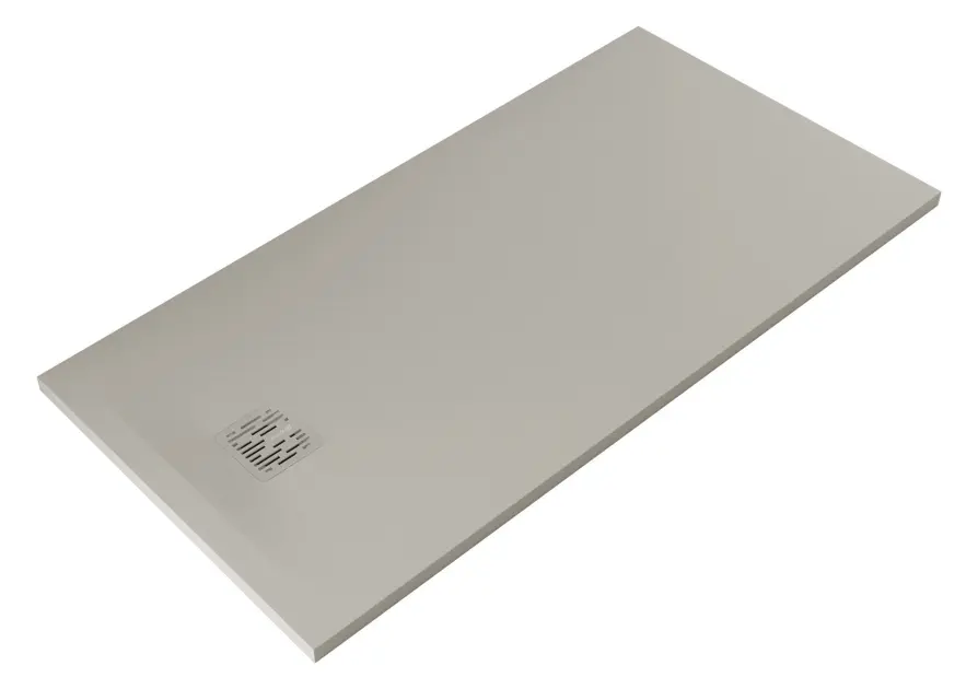 Kludi Terra - Sprchová vanička 70x140 cm, matná světle šedá 08DW01O2