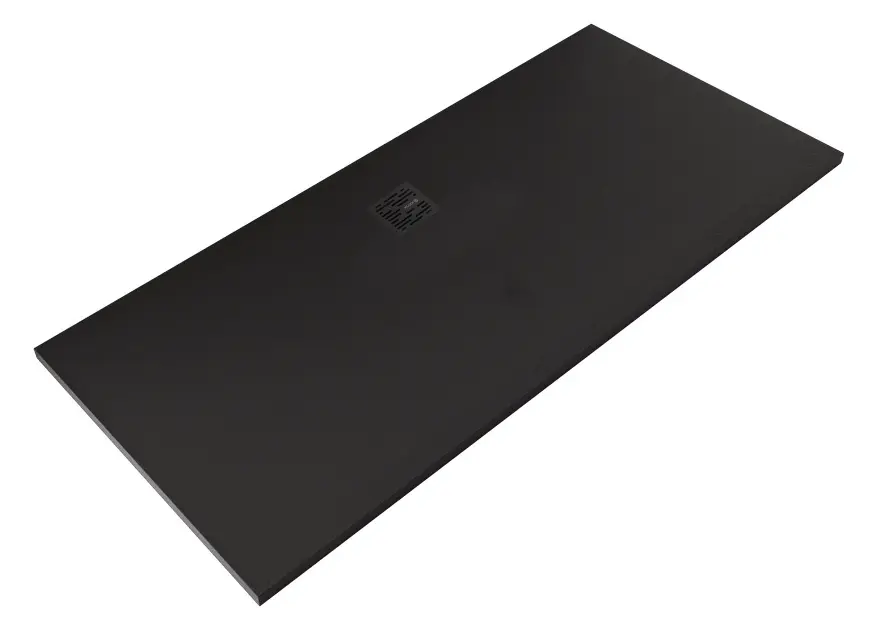 Levně Kludi Terra - Sprchová vanička 180x80 cm, matná černá 08DW2139
