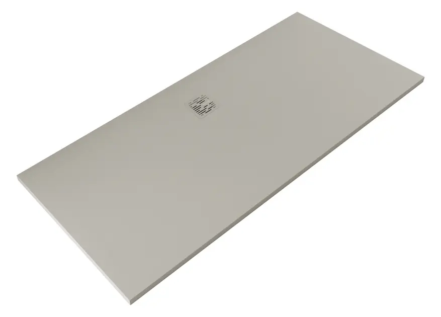 Levně Kludi Terra - Sprchová vanička 180x80 cm, matná světle šedá 08DW21O2