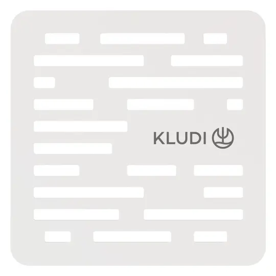 Kludi Terra - Rooster, 13x13 cm, mat wit 2109453-00