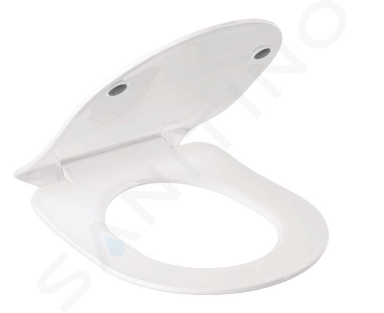 Kludi Resa R - WC sedátko Slim, SoftClosing, QuickRelease, lesklá bílá 23WCS43