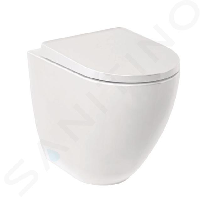 Kludi Resa D - Stojící WC, vario odpad, Rimless, lesklá bílá 24WCB0443