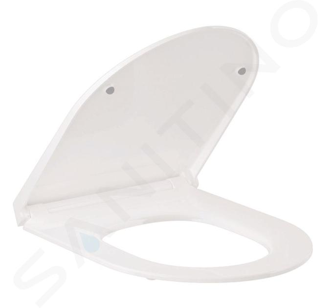 Kludi Resa D - WC sedátko Slim, SoftClosing, QuickRelease, lesklá bílá 24WCS43S
