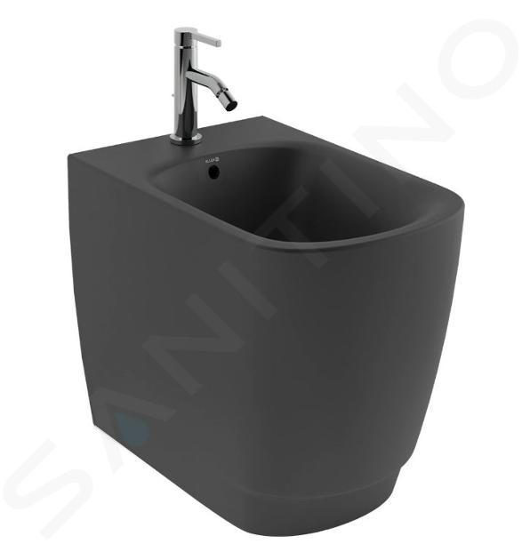Kludi Resa S - Stojící bidet, otvor pro baterii, matná černá 27BIB0139