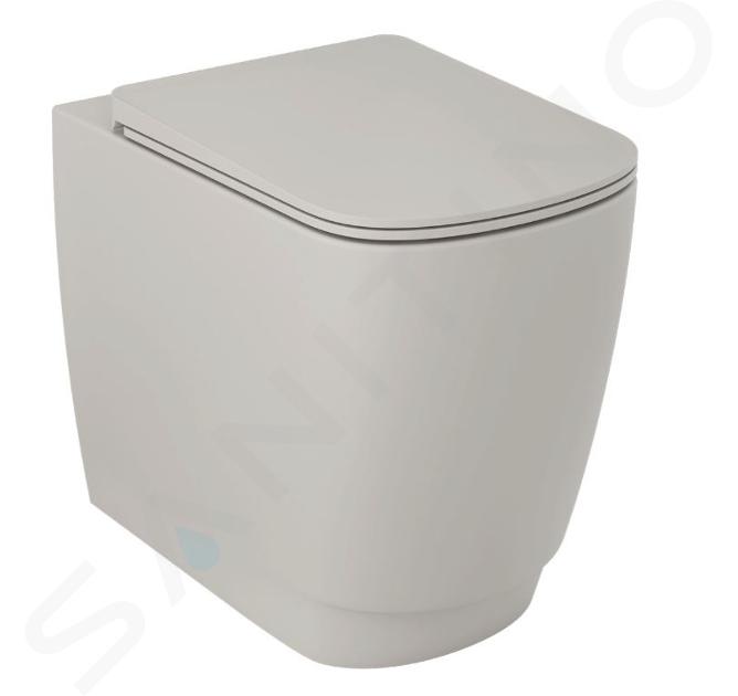 Kludi Resa S - Stojící WC, vario odpad, Rimless, Spiralflush, matná písečně šedá 27WCB03O2