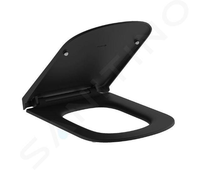 Kludi Resa S - WC sedátko Slim, SoftClosing, QuickRelease, matná černá 27WCS39