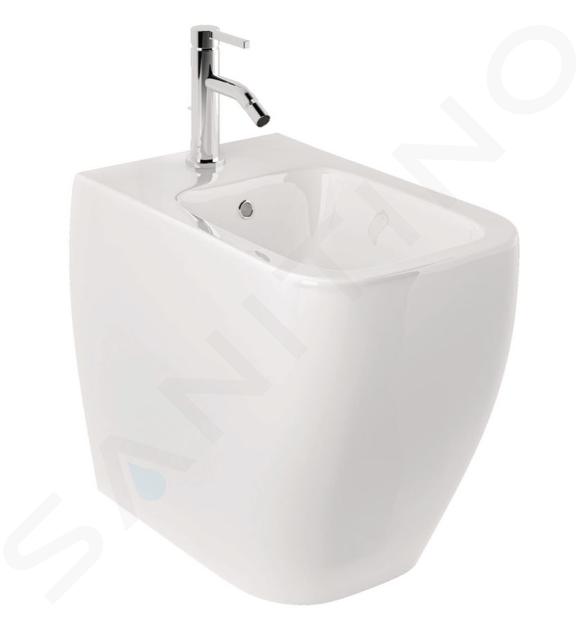 Kludi Resa C - Stojící bidet, otvor pro baterii, lesklá bílá 28BIB0243