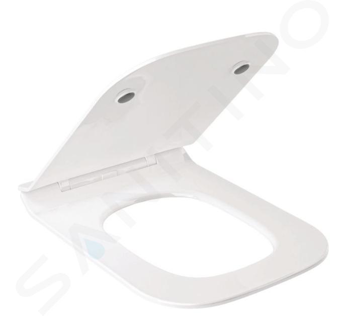 Kludi Resa C - Abattant de WC Slim, SoftClosing, QuickRelease, blanc brillant 28WCS43