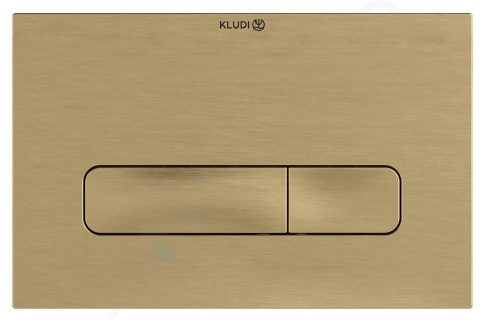 Kludi Unifix - Ovládání splachování, kartáčované zlato 30PP01N0