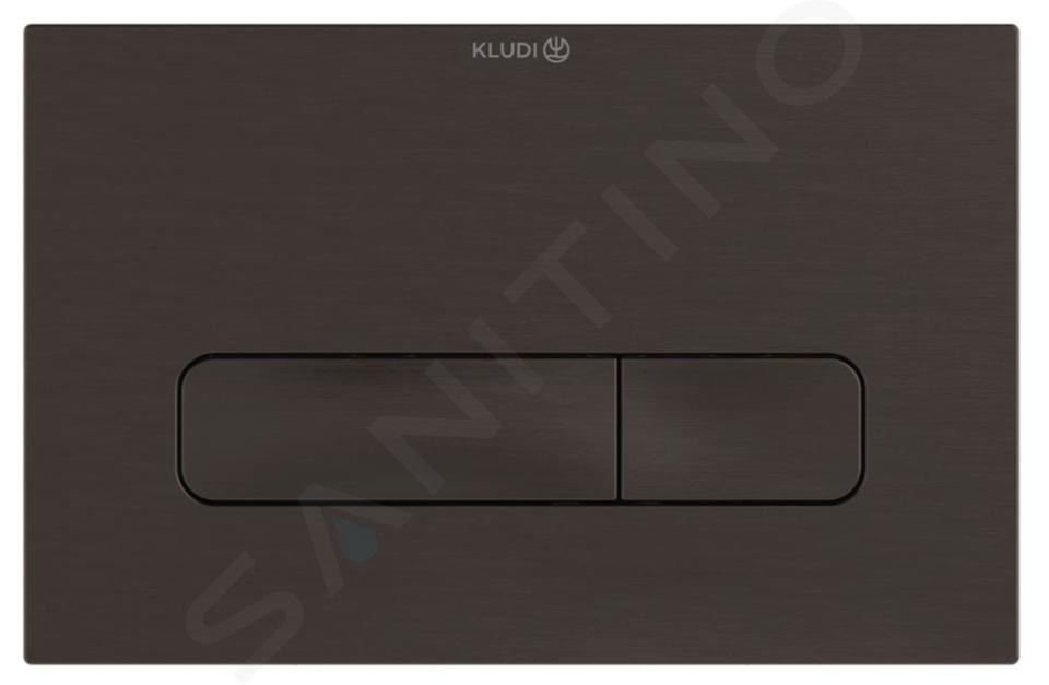 Kludi Unifix - Ovládání splachování, kartáčovaný černý chrom 30PP01N2