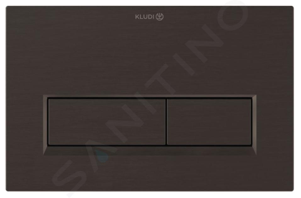 Kludi Unifix - Ovládání splachování, kartáčovaný černý chrom 32PP01N2