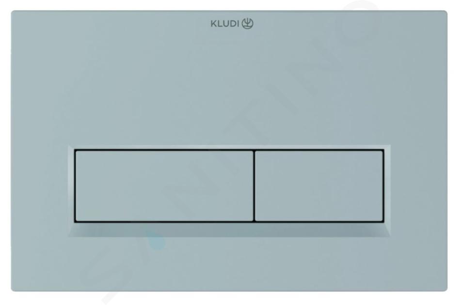 Kludi Unifix - WC-Betätigungsplatte, hellblau 32PP01O4