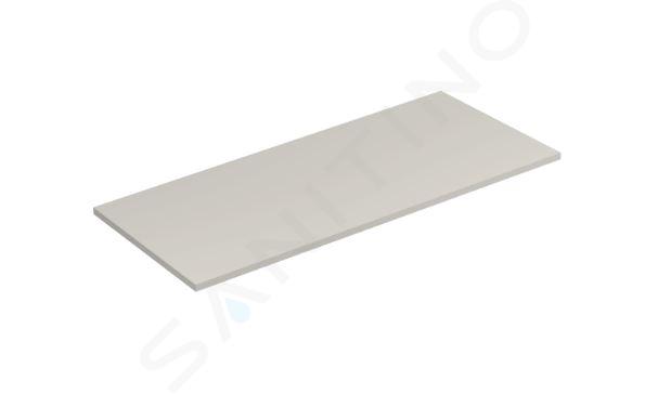 Kludi Icos - Comptoir pour lavabo 120x50 cm, gris sable mat 50T120O2
