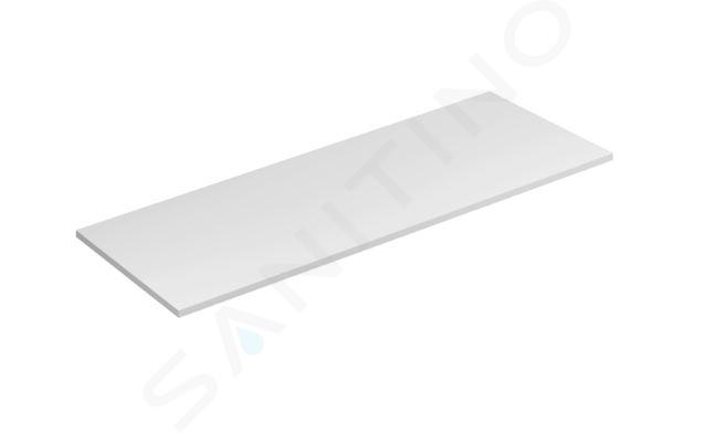 Kludi Icos - Comptoir pour lavabo 140x50 cm, blanc mat 50T14053