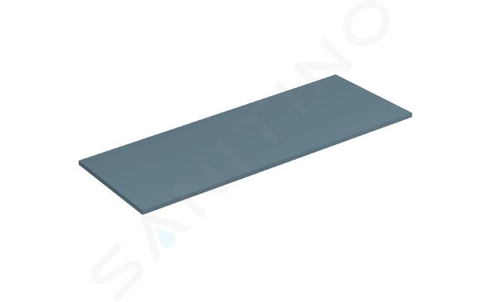 Kludi Icos - Comptoir pour lavabo 140x50 cm, pétrole mat 50T140O3