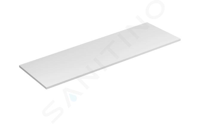 Kludi Icos - Comptoir pour lavabo 160x50 cm, blanc mat 50T16053