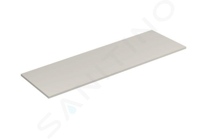 Kludi Icos - Comptoir pour lavabo 160x50 cm, gris sable mat 50T160O2