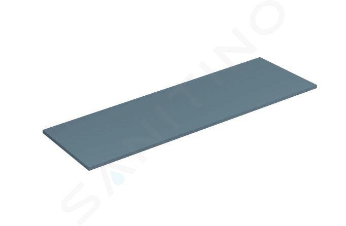 Kludi Icos - Comptoir pour lavabo 160x50 cm, pétrole mat 50T160O3