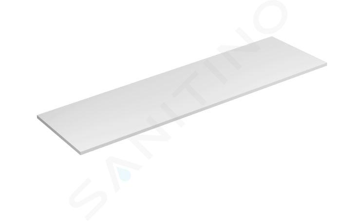 Kludi Icos - Comptoir pour lavabo 180x50 cm, blanc mat 50T18053