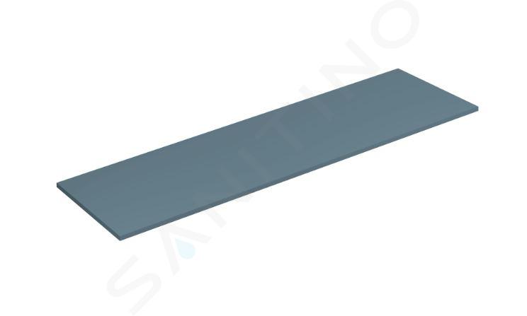 Kludi Icos - Comptoir pour lavabo 180x50 cm, pétrole mat 50T180O3