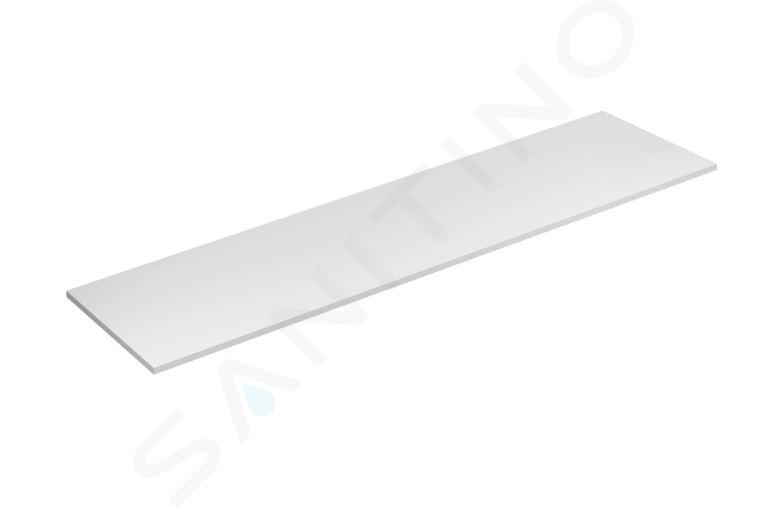 Kludi Icos - Comptoir pour lavabo 200x50 cm, blanc mat 50T20053