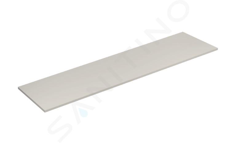 Kludi Icos - Comptoir pour lavabo 200x50 cm, gris sable mat 50T200O2