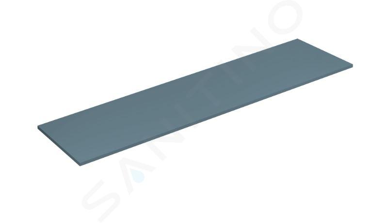 Kludi Icos - Comptoir pour lavabo 200x50 cm, pétrole mat 50T200O3