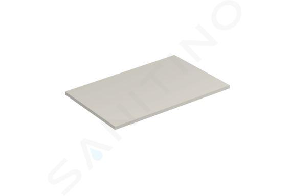 Kludi Icos - Doska pod umývadlo 80x50 cm, matná pieskovo sivá 50T80O2
