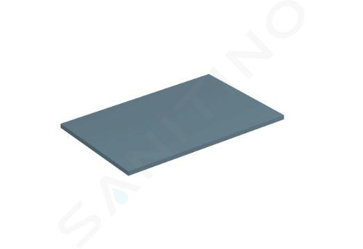 Kludi Icos - Comptoir pour lavabo 80x50 cm, pétrole mat 50T80O3