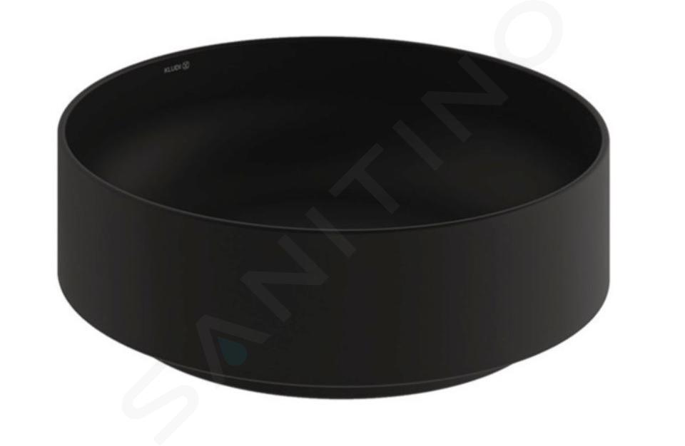 Kludi Resa R - Umyvadlo na desku, průměr 40 cm, matná černá 58CW1039