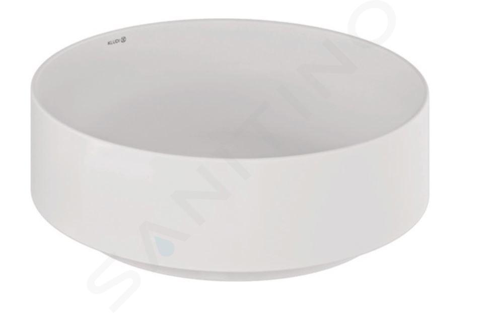 Kludi Resa R - Umyvadlo na desku, průměr 40 cm, matná bílá 58CW1053