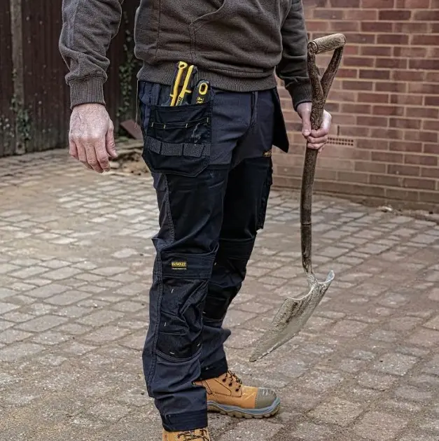 DeWalt Harrison Pantalon de Travail Utilitaire pour Homme, Coupe Classique, Noir/Gris, Noir/Gris, 32W / 31L