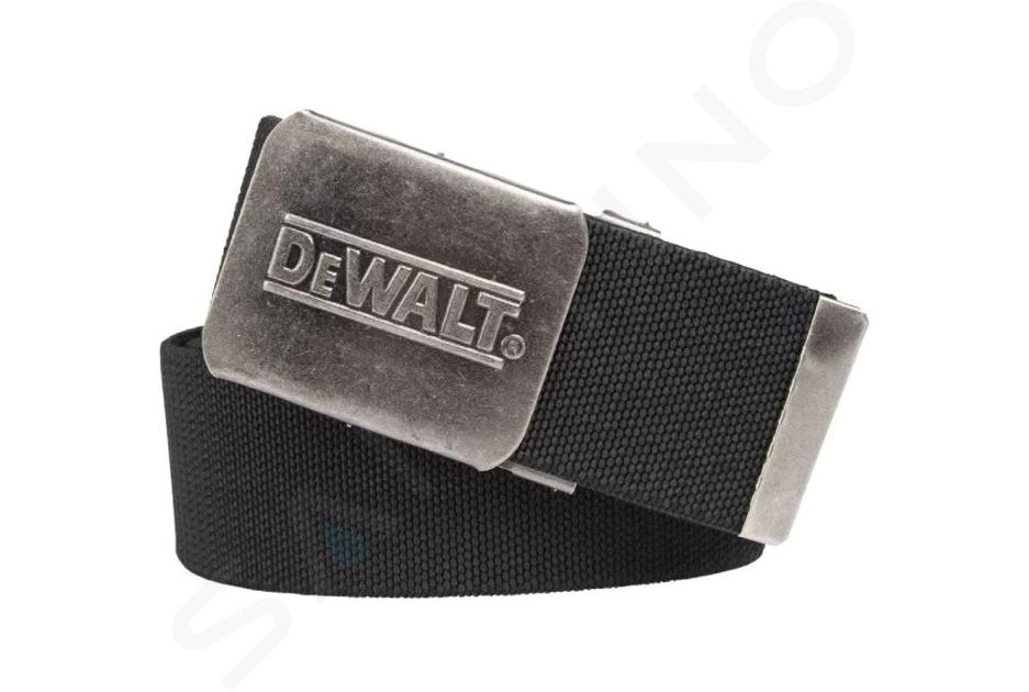 DeWALT - Textilný opasok s kovovou sponou, dĺžka 103 cm, čierny DEW48902