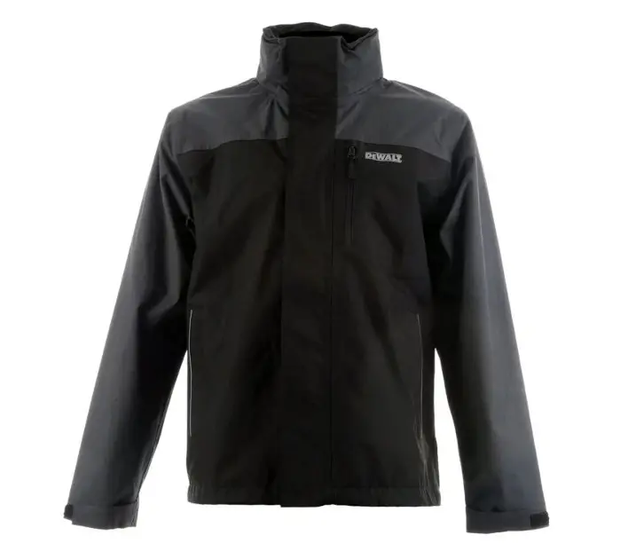 DeWALT - Giacca impermeabile Storm Waterproof, taglia L, grigio/nero DEW49134/L
