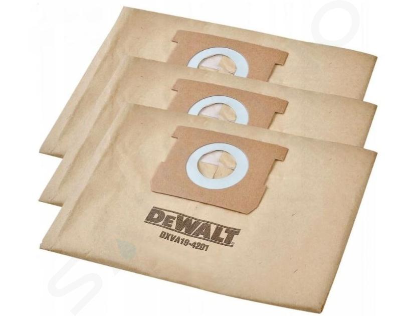 DeWALT - Sacchetti di ricambio per aspirapolvere, 3 pezzi DEW49988