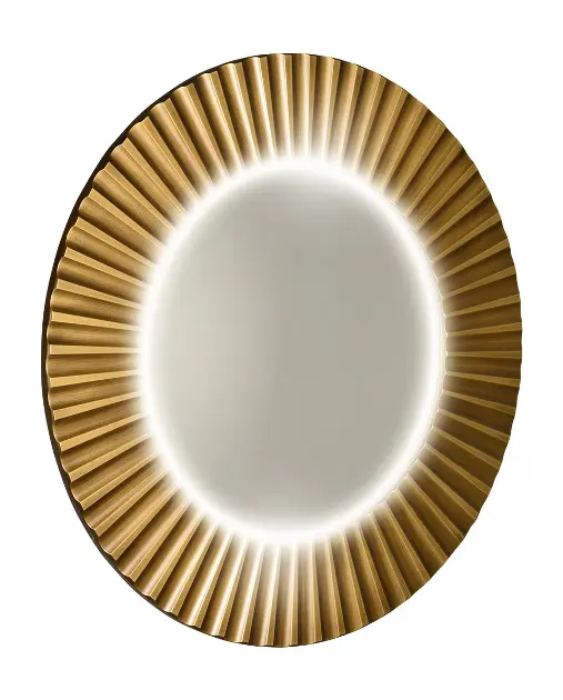 Sapho Pride - Огледало Strip с осветление LED, диаметър 75 см, бронз PD754